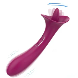 soft silicone tongue licking vibrator rechargeable female nipple licking clitoral stimulation