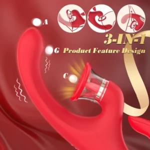 3 in one strong female silicone g spot clitoral tongue licking vibradores para mujer sex toy for women