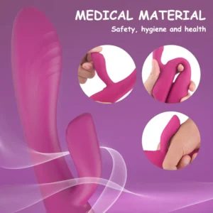 High Quality Heating Vibrating Rabbit Vibrator Soft Silicone Girls' Sex Toys for Women