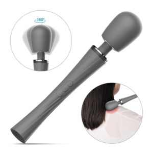 soft silicone hand held av wand massage vibrator massage wands for neck shoulder back body massagers for sex vibration